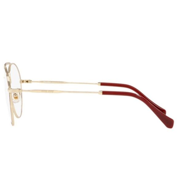 Miu Miu women Oval Demo Lens Eyeglasses MU51RV R1J101 - Picture 3 of 4
